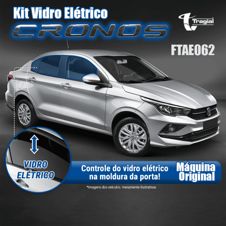 Kit Retrovisor El Trico Sensorizado Tilt Down Fiat Cronos Portas